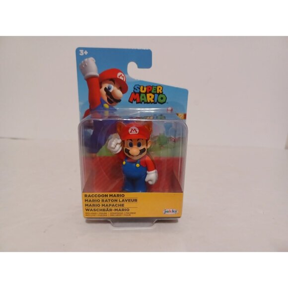 Jakks Pacific Other - World Of Nintendo RACCOON MARIO figure 2.5” Jakks Pacific